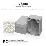 AT-C-M3 Waterproof junction box PC flame retardant material